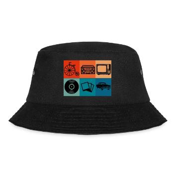 Vintage - Bucket Hat - black - Front - Lela (165cm)