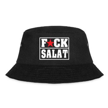 Fuck Salat BBQ Grillen Grillmeister Geschenk - Bucket Hat - Schwarz - Vorne - Lela (165cm)