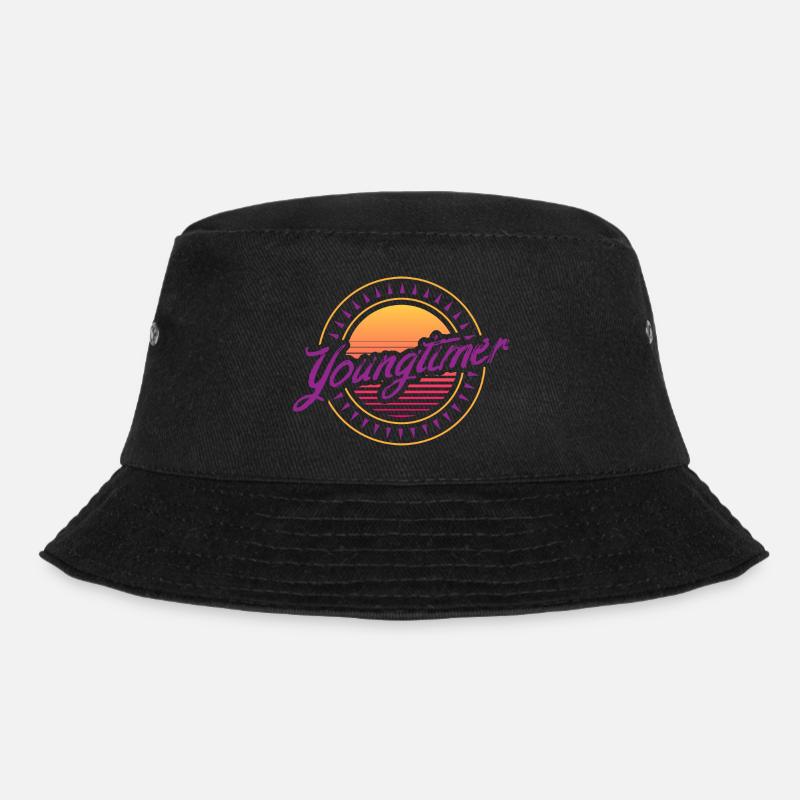 Youngtimer retro by The Manzanita´s - Bucket Hat - Schwarz