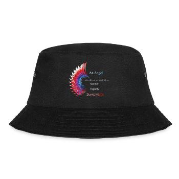 Good Omens Crowley Quote - Bucket Hat - Schwarz - Vorne - Lela (165cm)