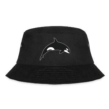 Killer Whale Orca Killer Whale - Bucket Hat - black - Front - Lela (165cm)