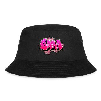 Graffiti Benutzerdefinierter Vorname SARA - Bucket Hat - Schwarz - Vorne - Lela (165cm)