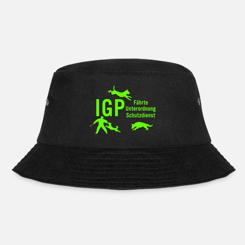 IGP Hundesport - Green - Bucket Hat - Schwarz