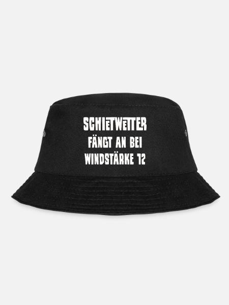 Schietwetter - Bucket Hat - Schwarz