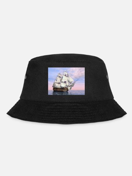 Historisches Segelschiff HMS Victory - Bucket Hat - Schwarz