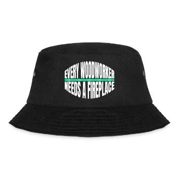 chainsaw grab arborists best quote funshirt - Bucket Hat - black - Front - Lela (165cm)