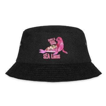 Ocean Sublimation - Bucket Hat - black - Front - Lela (165cm)