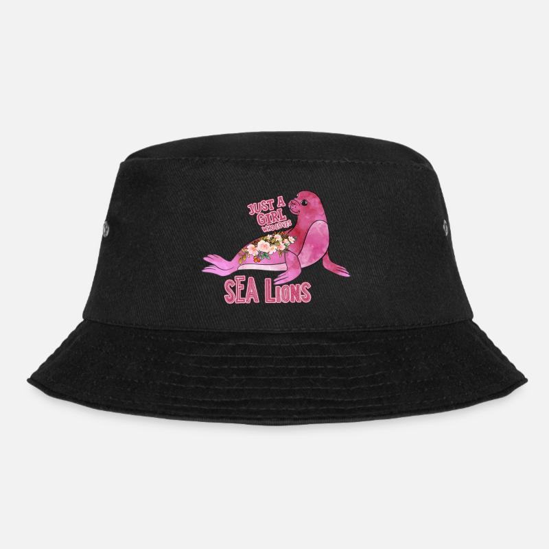 Ocean Sublimation - Bucket Hat - black