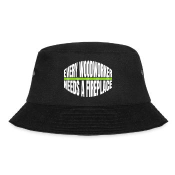 a carpenters prayer tshirts gift idea - Bucket Hat - Schwarz - Vorne - Lela (165cm)