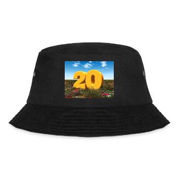 Year 20 - Bucket Hat - black - Front - Lela (165cm)
