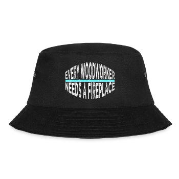 blogger happy carpenter girl tshirts forester - Bucket Hat - black - Front - Lela (165cm)