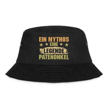 Ein Mythos eine Legende Patenonkel Taufpate - Bucket Hat - Schwarz - Vorne - Lela (165cm)
