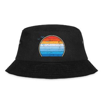 Sunset III - Bucket Hat - Schwarz - Vorne - Lela (165cm)