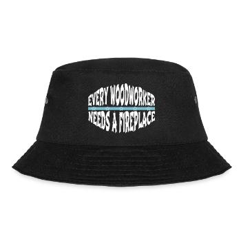 arborists funny craftsmen design - Bucket Hat - black - Front - Lela (165cm)