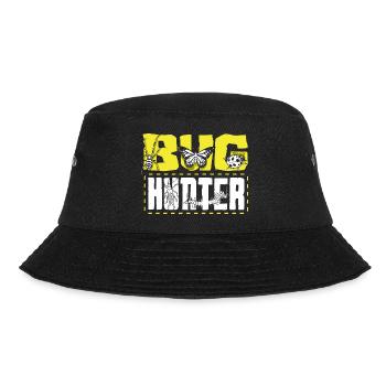 Entomology Entomologist Insects Bugs Bug Hunter - Bucket Hat - Schwarz - Vorne - Lela (165cm)