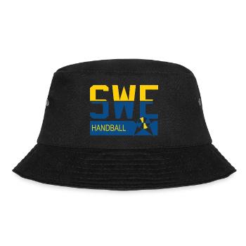 Schweden Handball - Bucket Hat - Schwarz - Vorne - Lela (165cm)