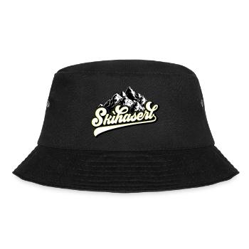 Farben änderbar | Skihaserl - Bucket Hat - Schwarz - Vorne - Lela (165cm)