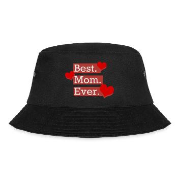 Best Mom Ever | Mother's Day Gift Shirt - Bucket Hat - black - Front - Lela (165cm)