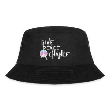 Peace, Quote, Day of Peace, Peace Sign - Bucket Hat - black - Front - Lela (165cm)