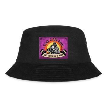 YOU CAN RUN BUTYOU CAN ́T HIDE Malinois Tervueren - Bucket Hat - black - Front - Lela (165cm)