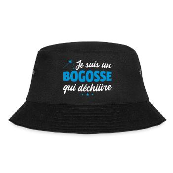 je suis un bogosse qui déchire / beau gosse - Bob - noir - Devant - Lela (165cm)