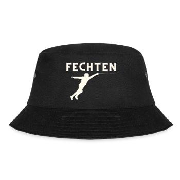 Fechten - Bucket Hat - Schwarz - Vorne - Lela (165cm)
