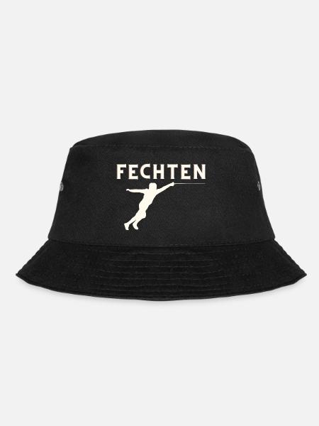 Fechten - Bucket Hat - Schwarz