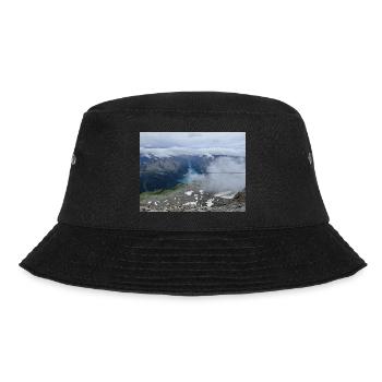 Blick auf den Schlegeis Stausee - Bucket Hat - Schwarz - Vorne - Lela (165cm)