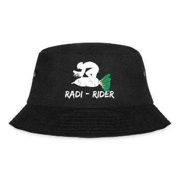 Fahrrad Rettich Herzschlag Rennrad Sport Radi Food - Bucket Hat - Schwarz - Vorne - Lela (165cm)