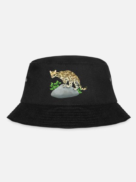 kleiner Ozelot - Bucket Hat - Schwarz