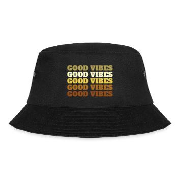 Good Vibes - Bucket Hat - Schwarz - Vorne - Lela (165cm)