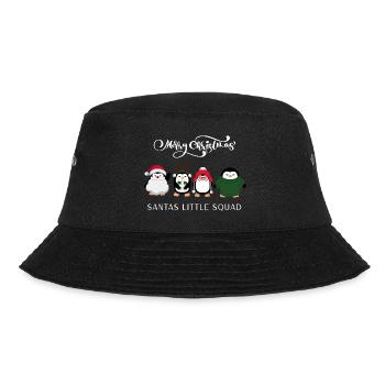 santas squad - Bucket Hat - Schwarz - Vorne - Lela (165cm)