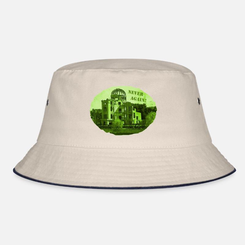 Hiroshima - Never again! Bucket Hat