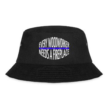 Chop wood woodworker a carpenters prayer tshirts - Bucket Hat - black - Front - Lela (165cm)