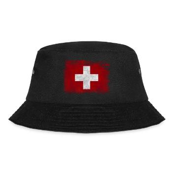 Schweiz Schweizer Alpen Europa Berge Schweiz - Bucket Hat - Schwarz - Vorne - Lela (165cm)