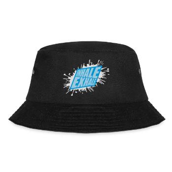 inhale exhale yoga quote - Bucket Hat - black - Front - Lela (165cm)