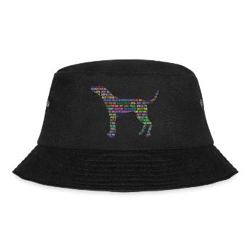 Treeing Walker Coonhound - Bucket Hat - black - Front - Lela (165cm)