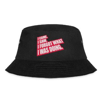 I came saw forget - Bucket Hat - Schwarz - Vorne - Lela (165cm)