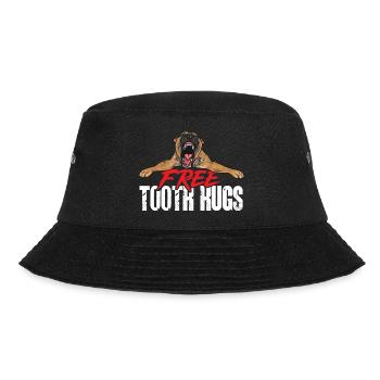 Malinois Belgischer Schäferhund Mechelaar Hund - Bucket Hat - Schwarz - Vorne - Lela (165cm)