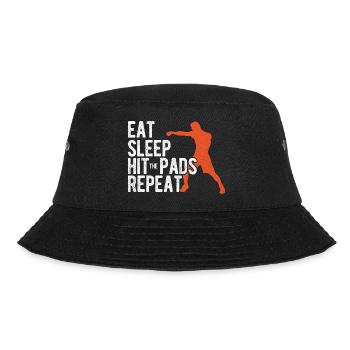 Boxsport Boxing - Bucket Hat - Schwarz - Vorne - Lela (165cm)