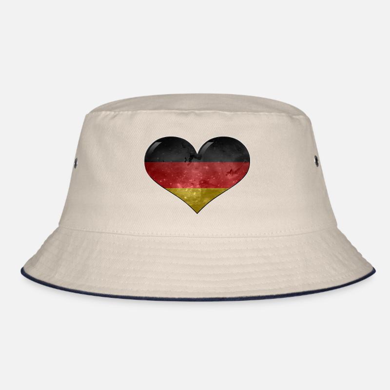 Germany-Heart Bucket Hat