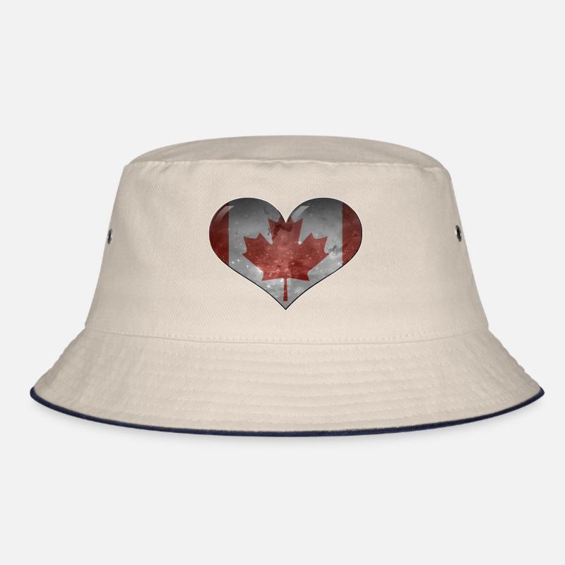 Canada Heart Bucket Hat