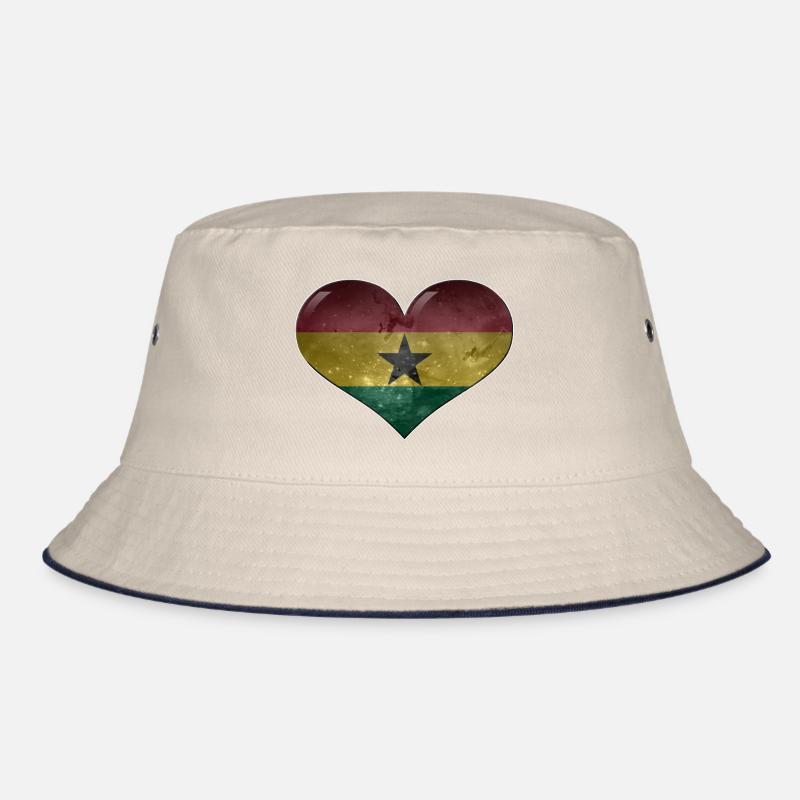 Ghana-Herz Bucket Hat