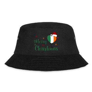 Merry Christmas Ireland - Bucket Hat - black - Front - Lela (165cm)