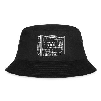 Fußball Soccer - Bucket Hat - Schwarz - Vorne - Lela (165cm)
