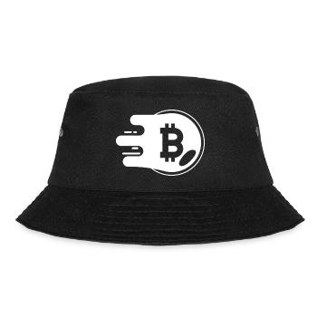 Bitcoin Trading Crypto Aktien - Bucket Hat - Schwarz - Vorne - Lela (165cm)
