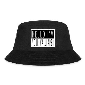 statement anonymous mask hacker quote present - Bucket Hat - Schwarz - Vorne - Lela (165cm)