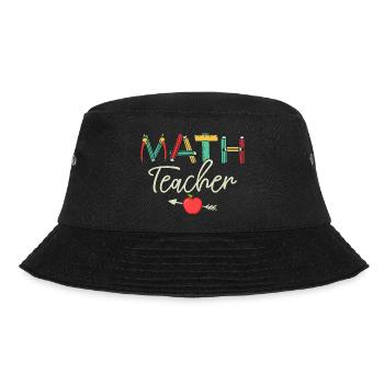 Math Teacher Student School Education - Bucket Hat - black - Front - Lela (165cm)