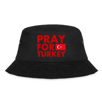 Pray for turkey - Bucket Hat - black - Front - Lela (165cm)