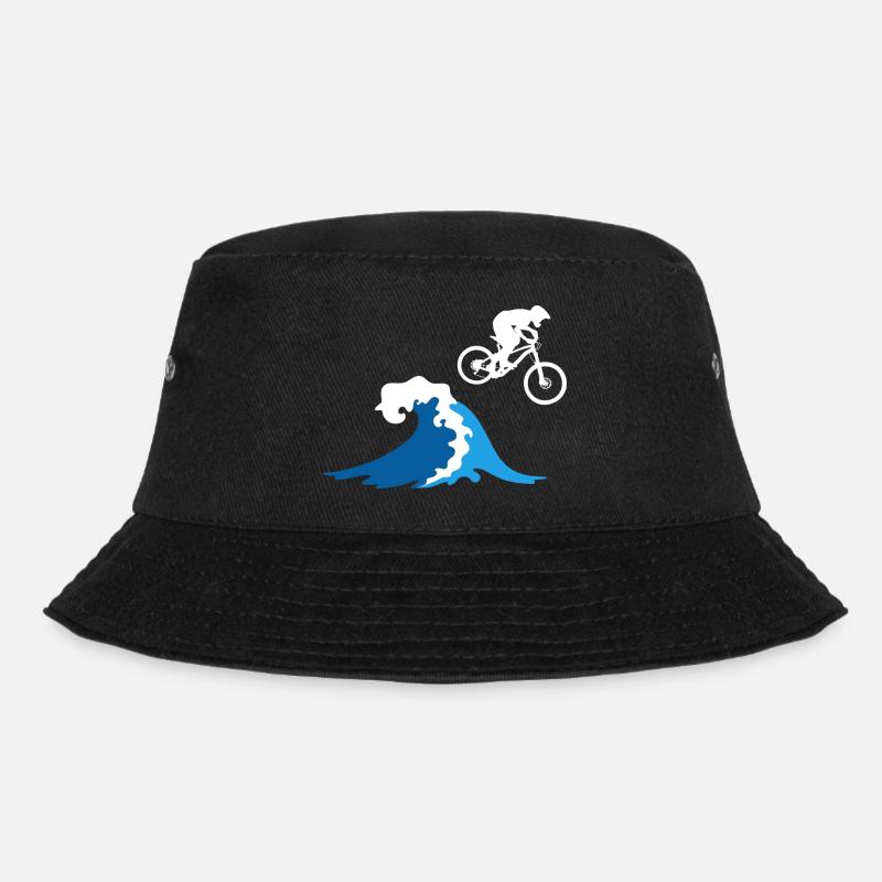 Wellenreiter MTB - Bucket Hat - Schwarz